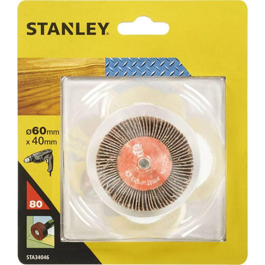 LAMELA LIXA C/PERNO ABRAS. 60X40 GR.80 STANLEY