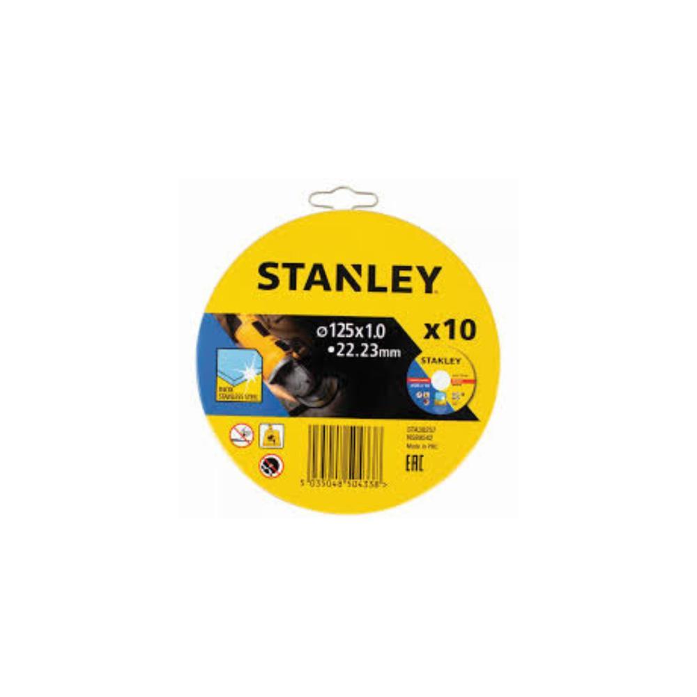 10 DIscos de corte 125mm STA38257-XJ Stanley