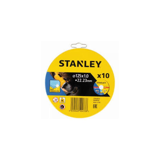10 DIscos de corte 125mm STA38257-XJ Stanley