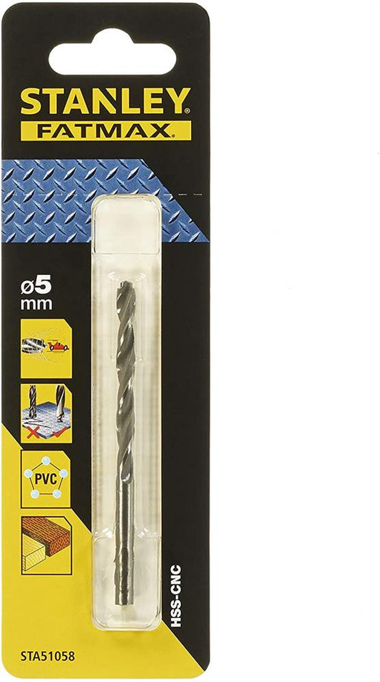 BROCA HSS-CNC PRECISÃO 5mm STANLEY