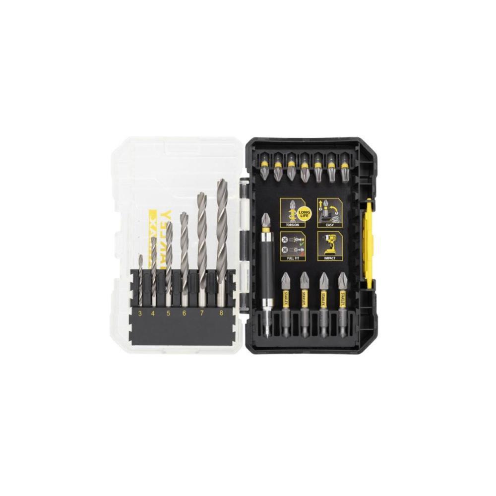Conjunto de 19pcs furar/aparaf. STA88554-XJ Stanley