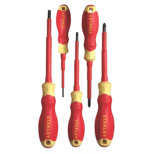 Conjunto de 5pcs chaves de fenda isoladas 1000V Stanley