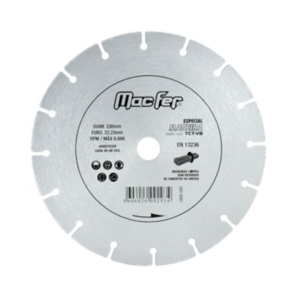 DISCO DIAM. 230 P/MADEIRA MACFER