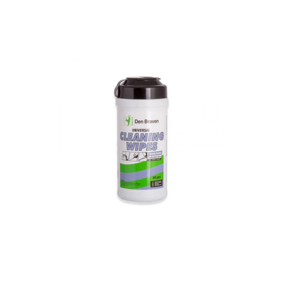 TOALHETES DE LIMPEZA 80 UNI. DEN BRAVEN