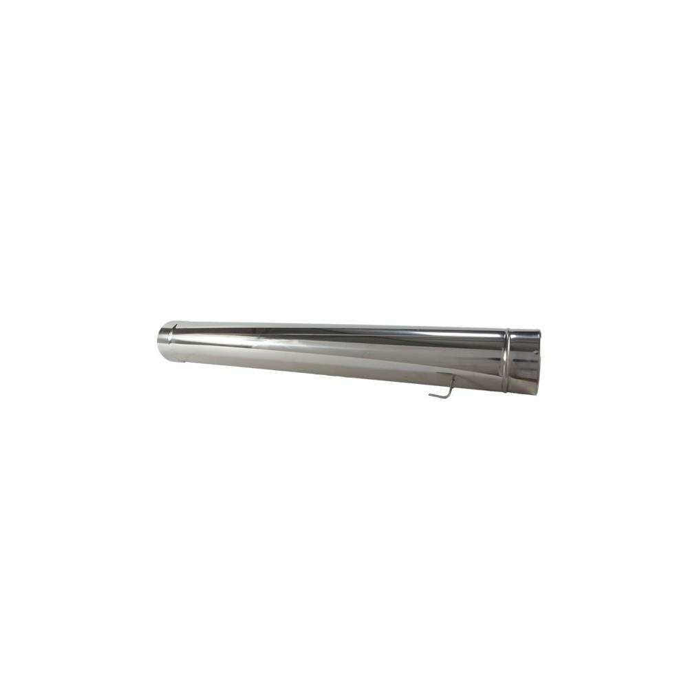M TUBO  ISOLADO C/REGISTO 120mm INOX