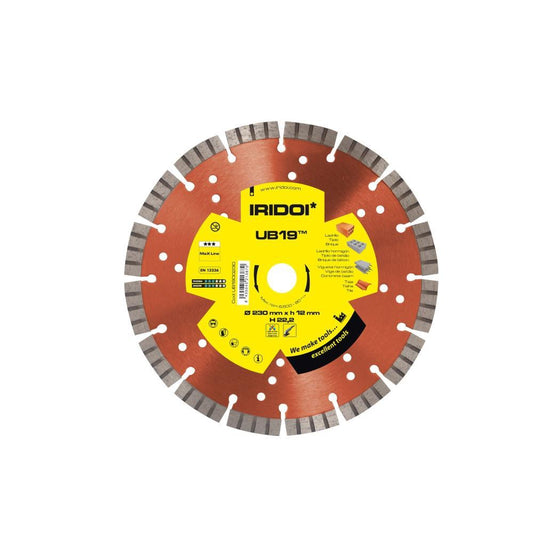 Disco diamantado 125x10 h22.2 max IRIDOI
