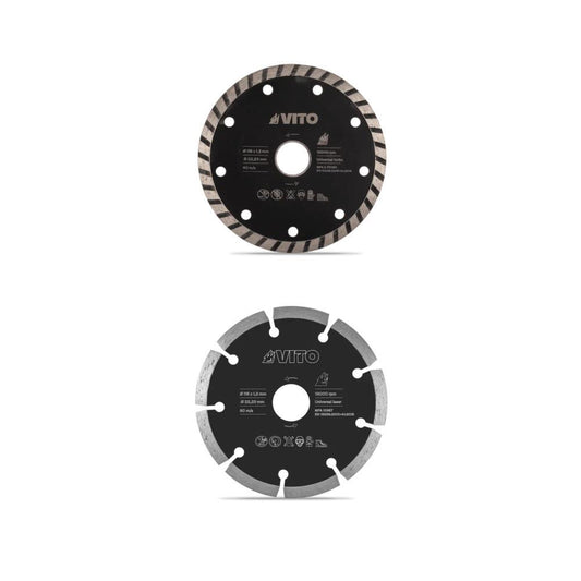 DISCO DIAMANTE TURBO 230  + DISCO DIAMANTE LASER 230
