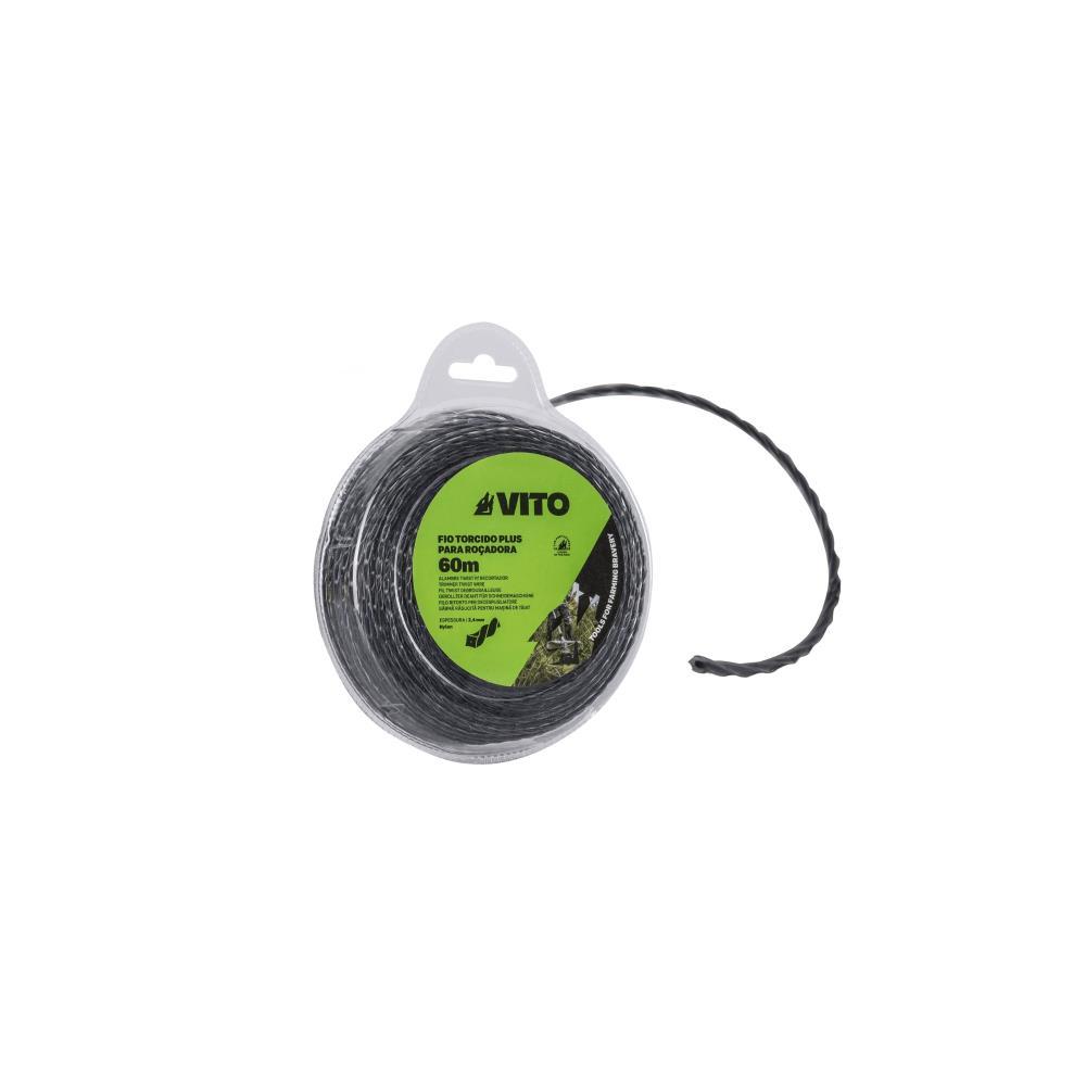 Fio torcido plus p/roçadora 4mm 160mt Vito