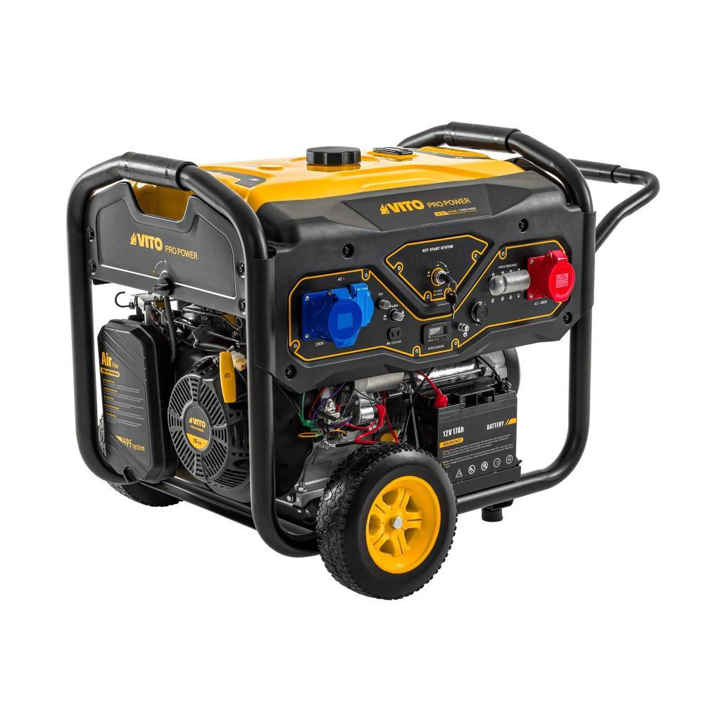 Gerador trifasico dual power 6.5KVA Vito