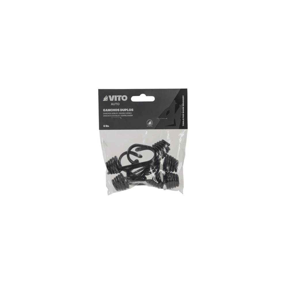 Conjunto de 6 ganchos duplos Vito