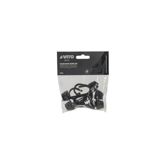 Conjunto de 6 ganchos duplos Vito