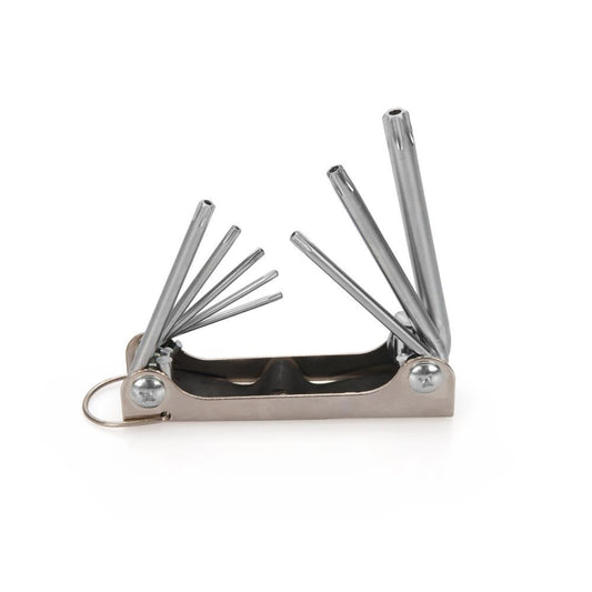 CONJUNTO 8 CHAVES TORX COM SEGREDO EM CANIVETE