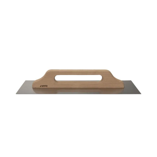 TALOCHA LISA AÇO INOX. C/MAD. 500X130mm