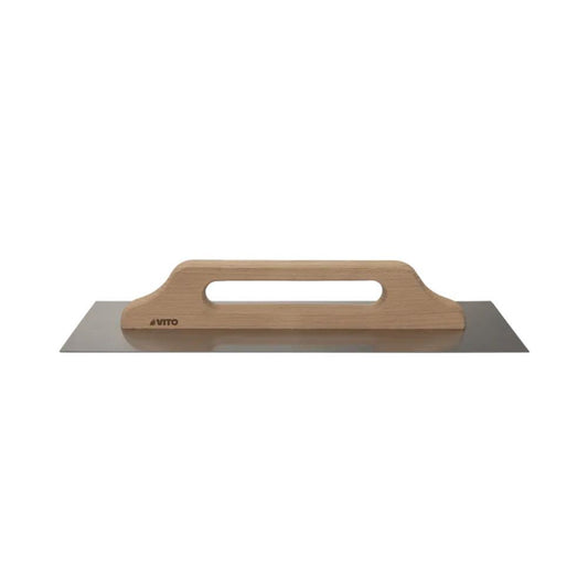 TALOCHA LISA AÇO INOX. C/MAD. 500X130mm