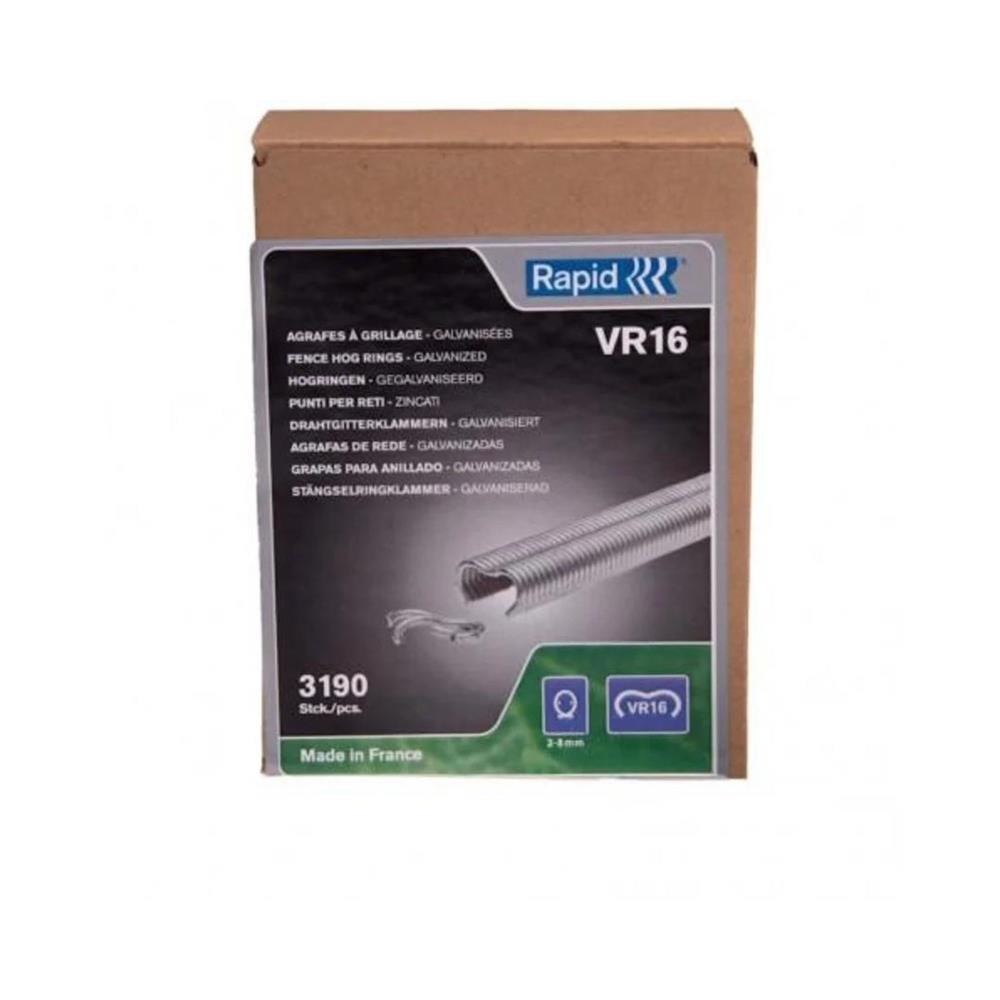 AGRAFES RAPID GALV. VR16 (CX 3190)