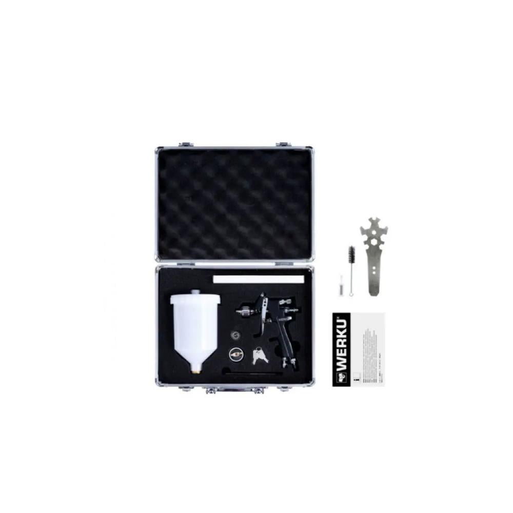 Pistola pintura gravidade HVLP-III 600ml 1.5HP Werku