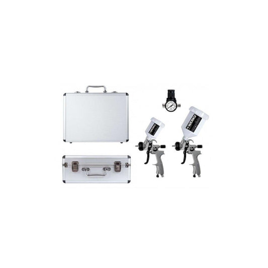 jg pistolas pintura gravidade HVLP-I 200-600ml 2 pcs Werku