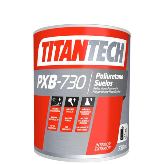 750ml esmalte Poliuretano Pavimentos Branco PXB-730 Titan