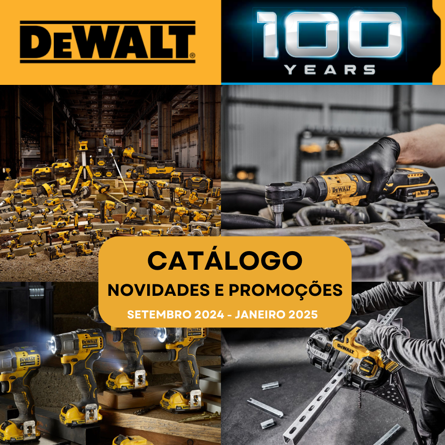 catalogo de final de ano da marca DeWalt