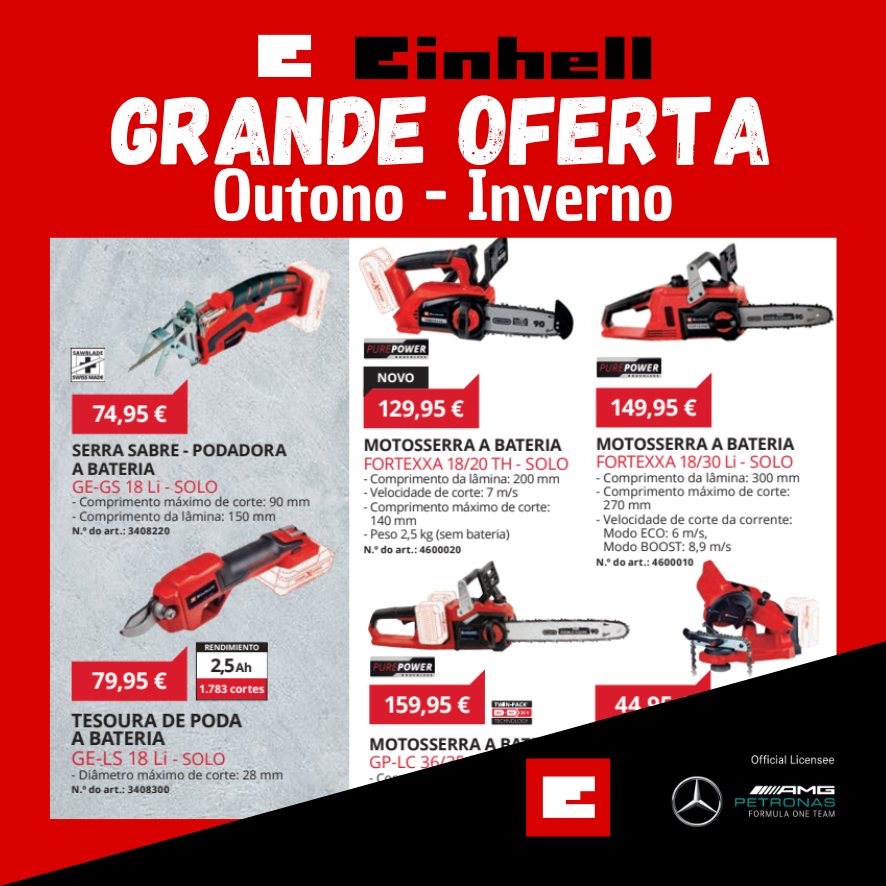 Folheto Einhell Promoções Globalbrico