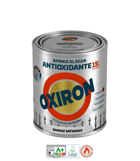 750ML VERNIZ OXIRON ANTIOXIDANTE AQUOSO ACETINADO TITAN