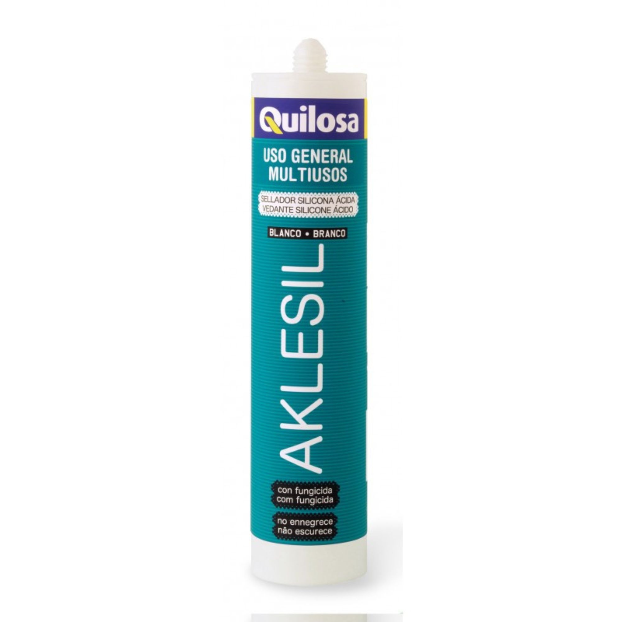 SILIC. AKLESIL SANITARIO BRANCO 280ml QUILOSA