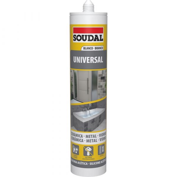 SILICONE U BRANCO 280ml SOUDAL