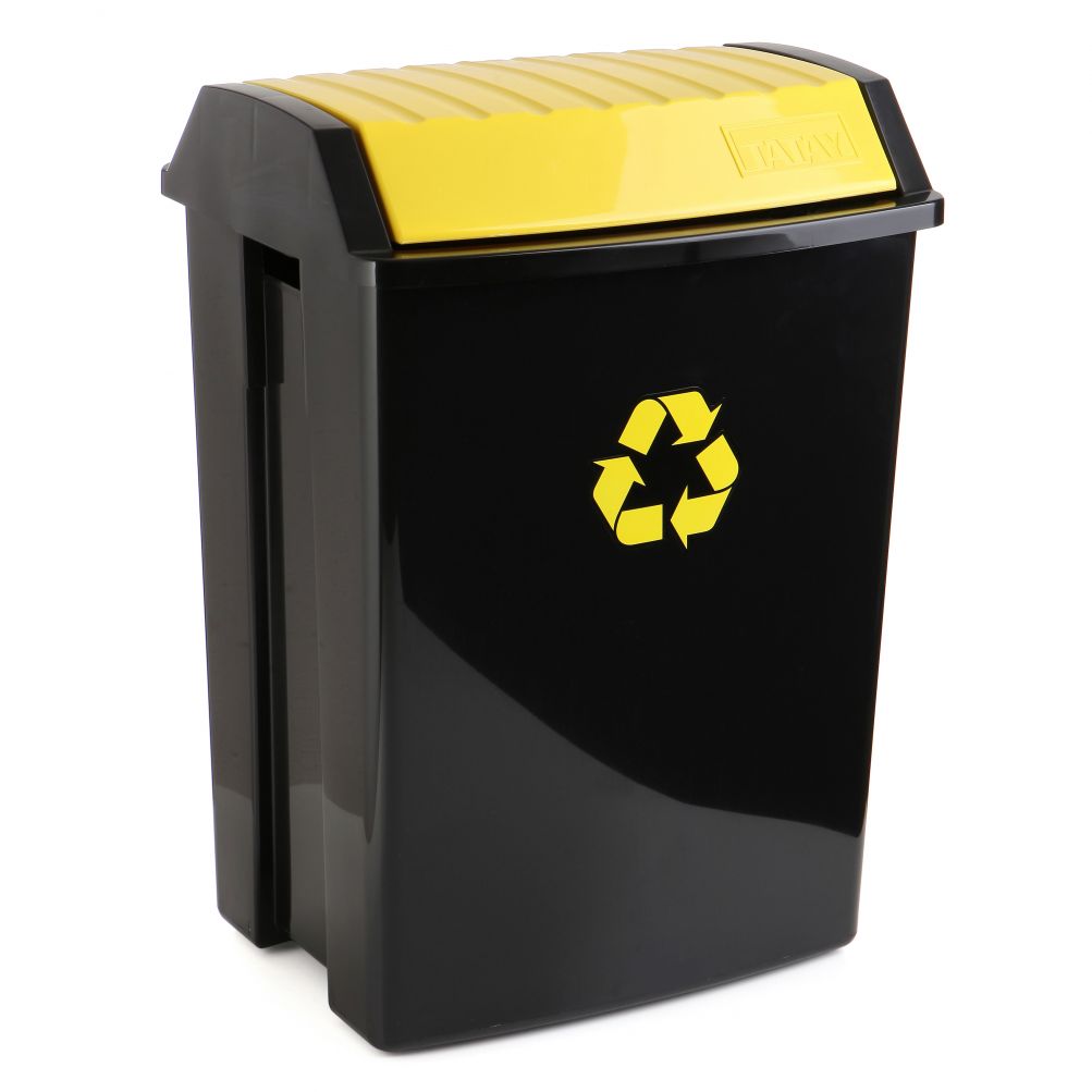 BALDE DE RECICLAGEM 50 L AMARELO