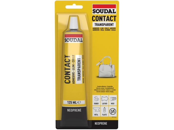 COLA DE CONTACTO TRANSP. 125ml (47A) SOUDAL