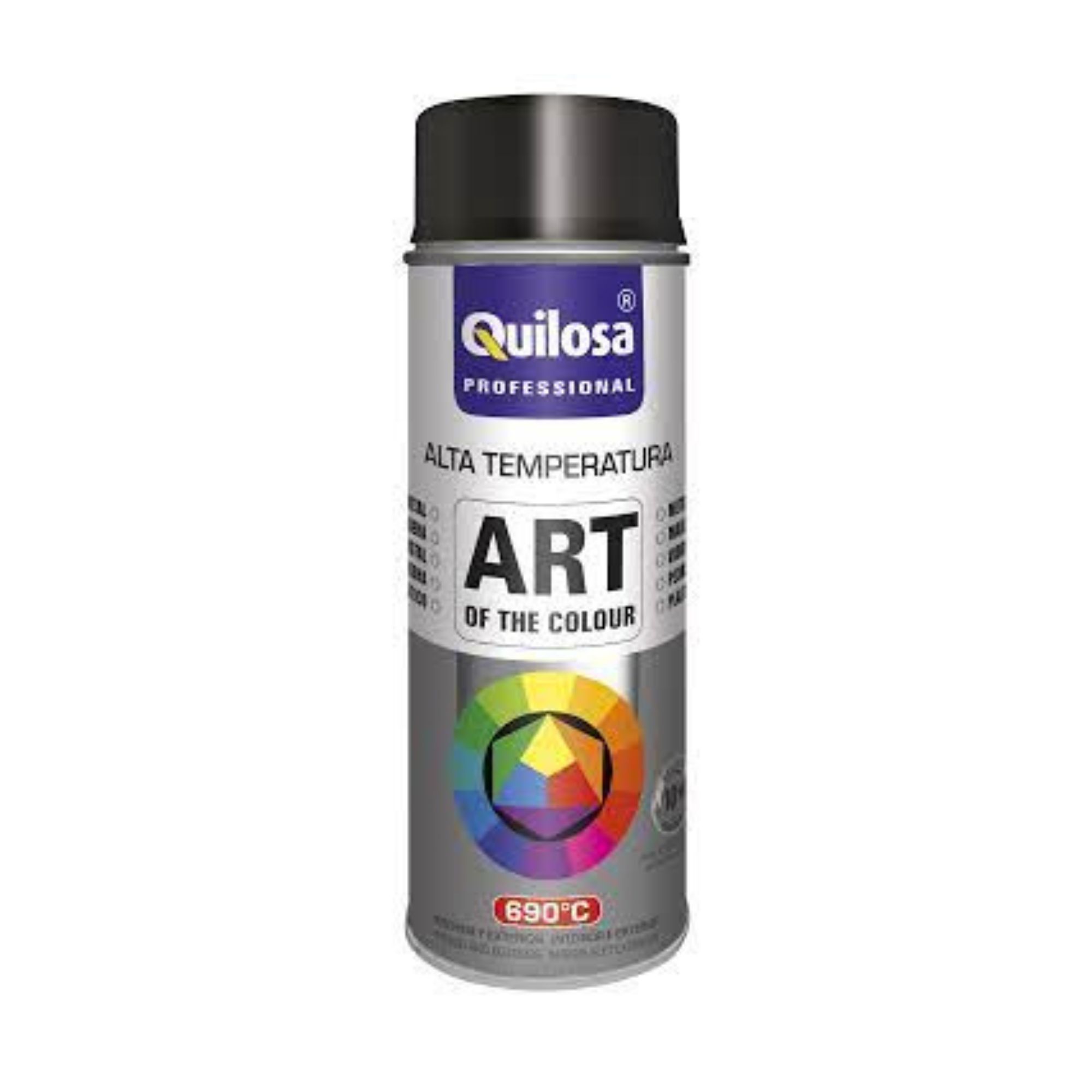 SPRAY TINTA ALTA TEMPERATURA CINZA PLATINADO QUILOSA