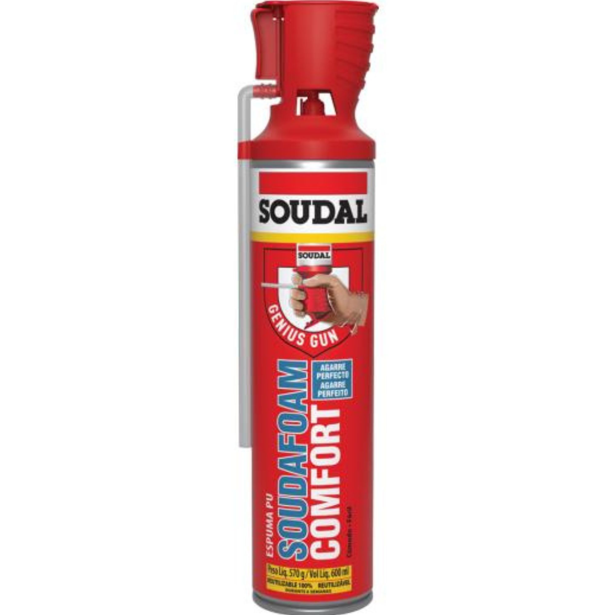 ESPUMA GENIUS GUN 600mL SOUDAL