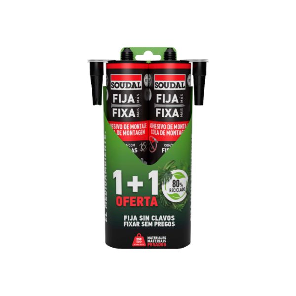 pack 1+1 fixa mais professional soudal