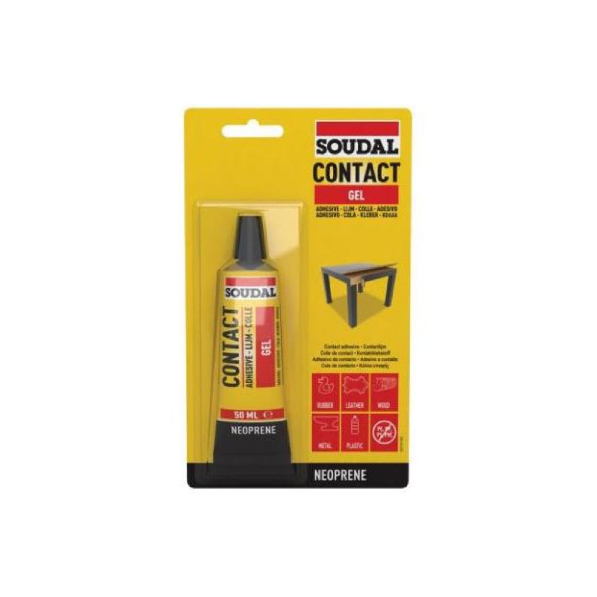 Cola de contacto em gel (46A) Soudal