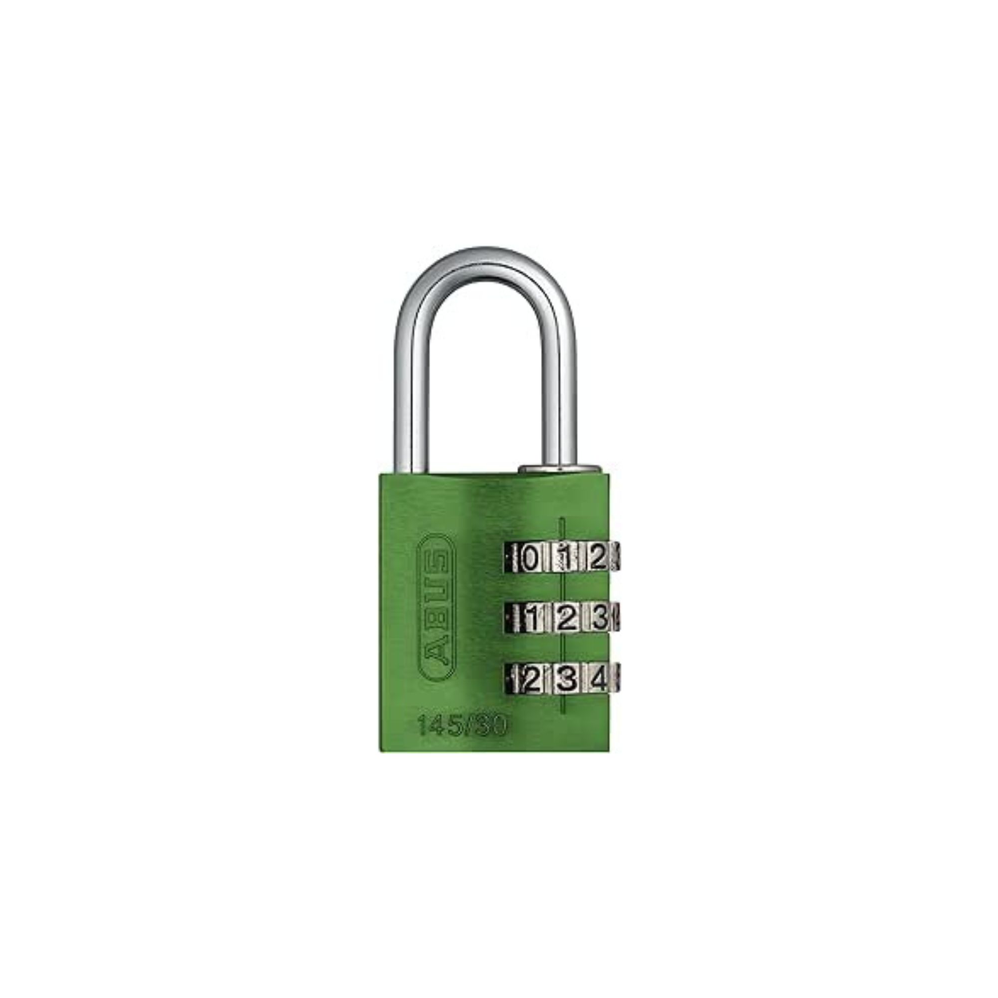 BL CADEADO COMBINAÇÃO DE ALUMINIO 30mm VERDE ABUS