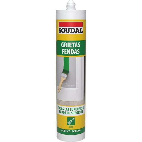 SILIC. GESSO/ ACRILICO 290ml SOUDAL