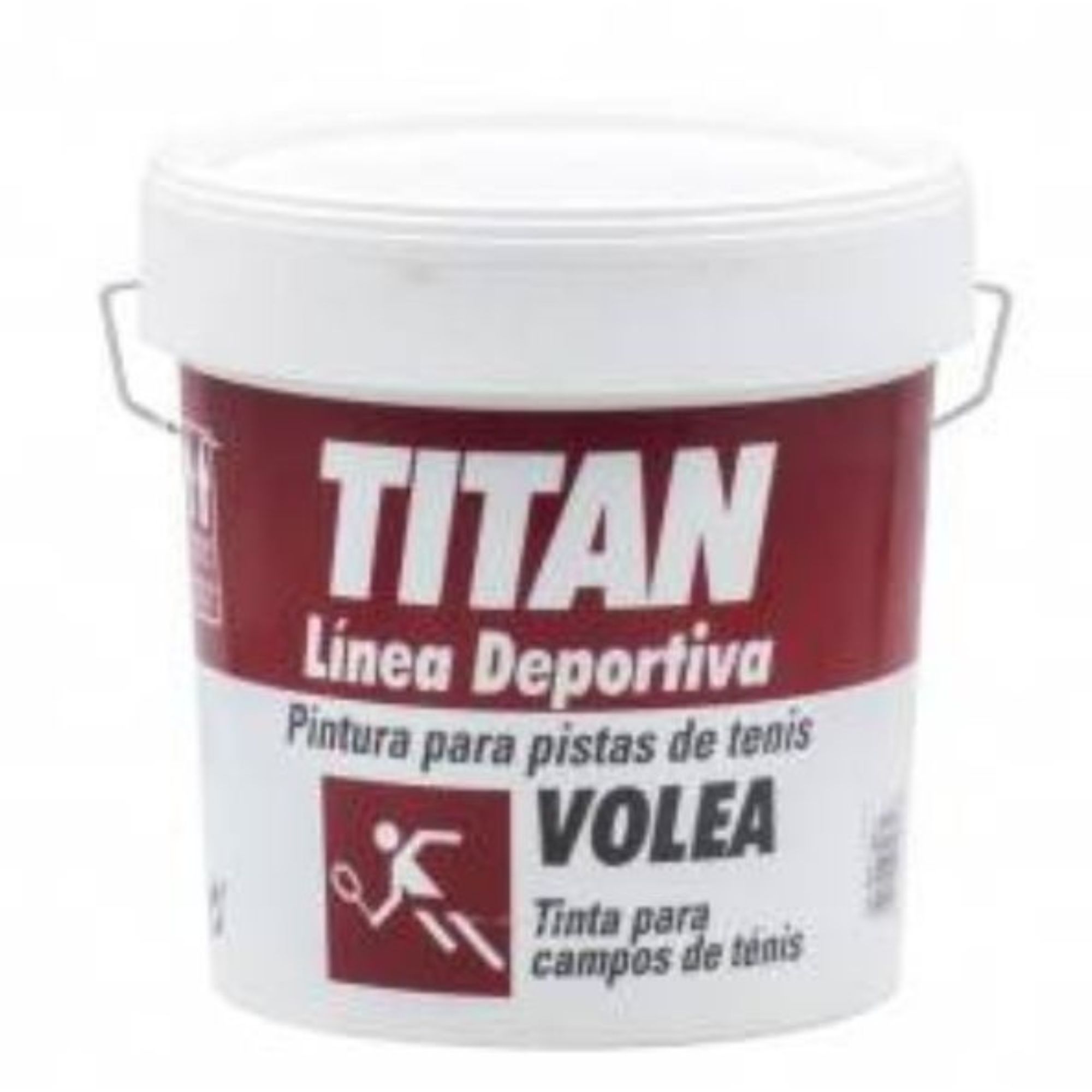 4L TINTA P/ CAMPOS DE TENIS VERMELHO TITAN