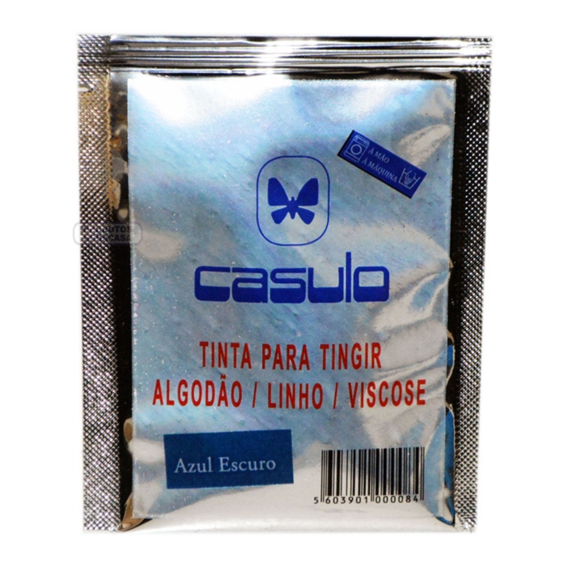 Casulo tinta tingir azul escuro