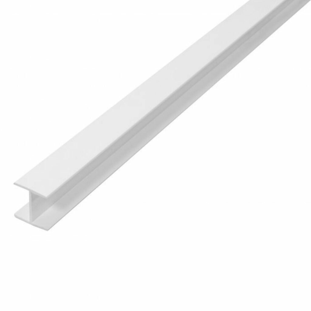 UNIAO H 20x19 - 1M PVC BRANCO