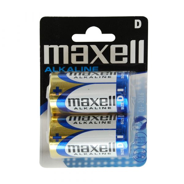 PACK 2PILHA ALCALINA LR20 MAXELL