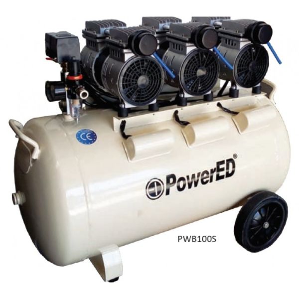 Compressor silencioso 100L 3.0hp PWB100S Powered