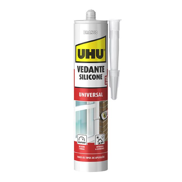 Silicone acrilico universal branco UHU
