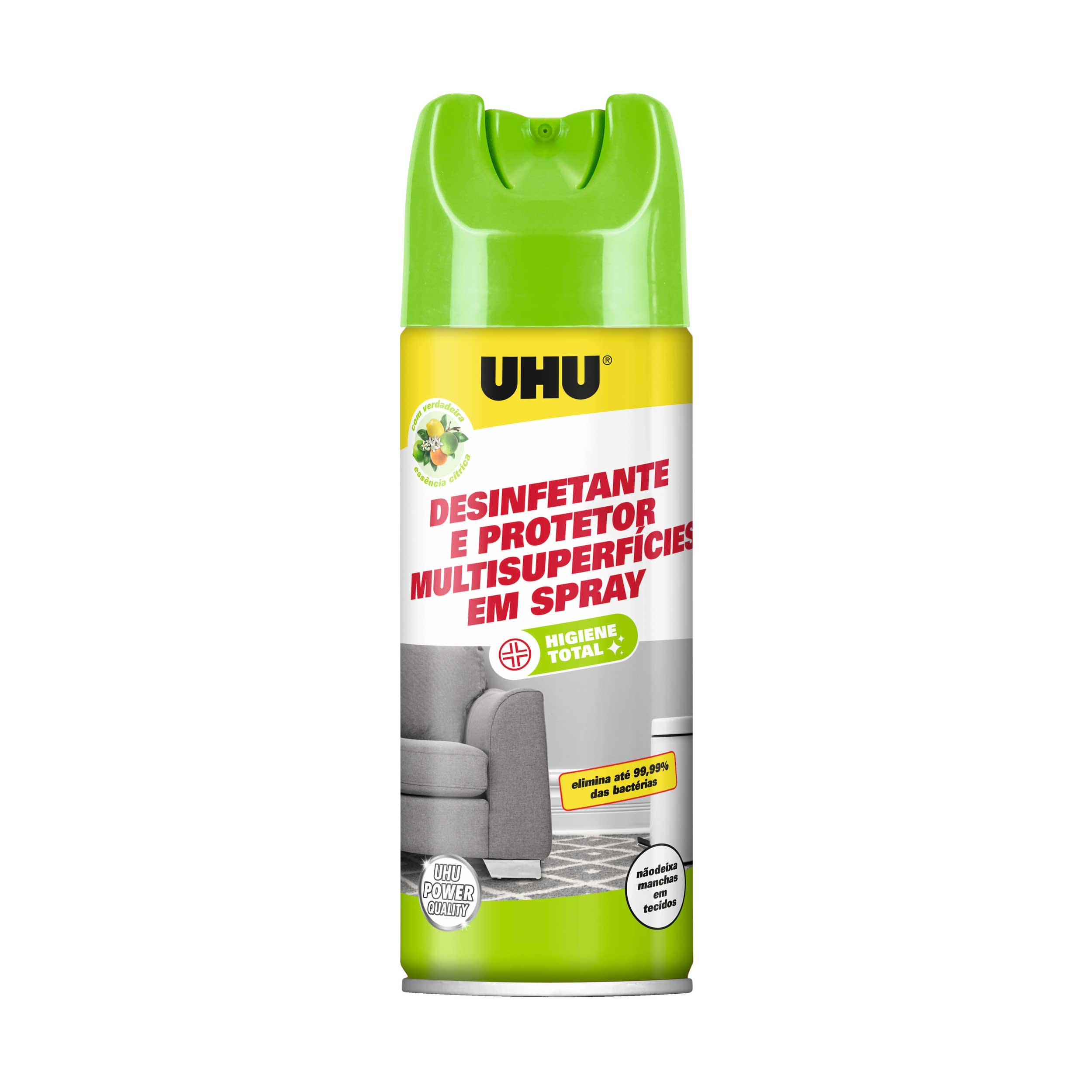 UHU SPRAY DESINF. E PROTECT. MULTI SUPERF. CITR. 300ml