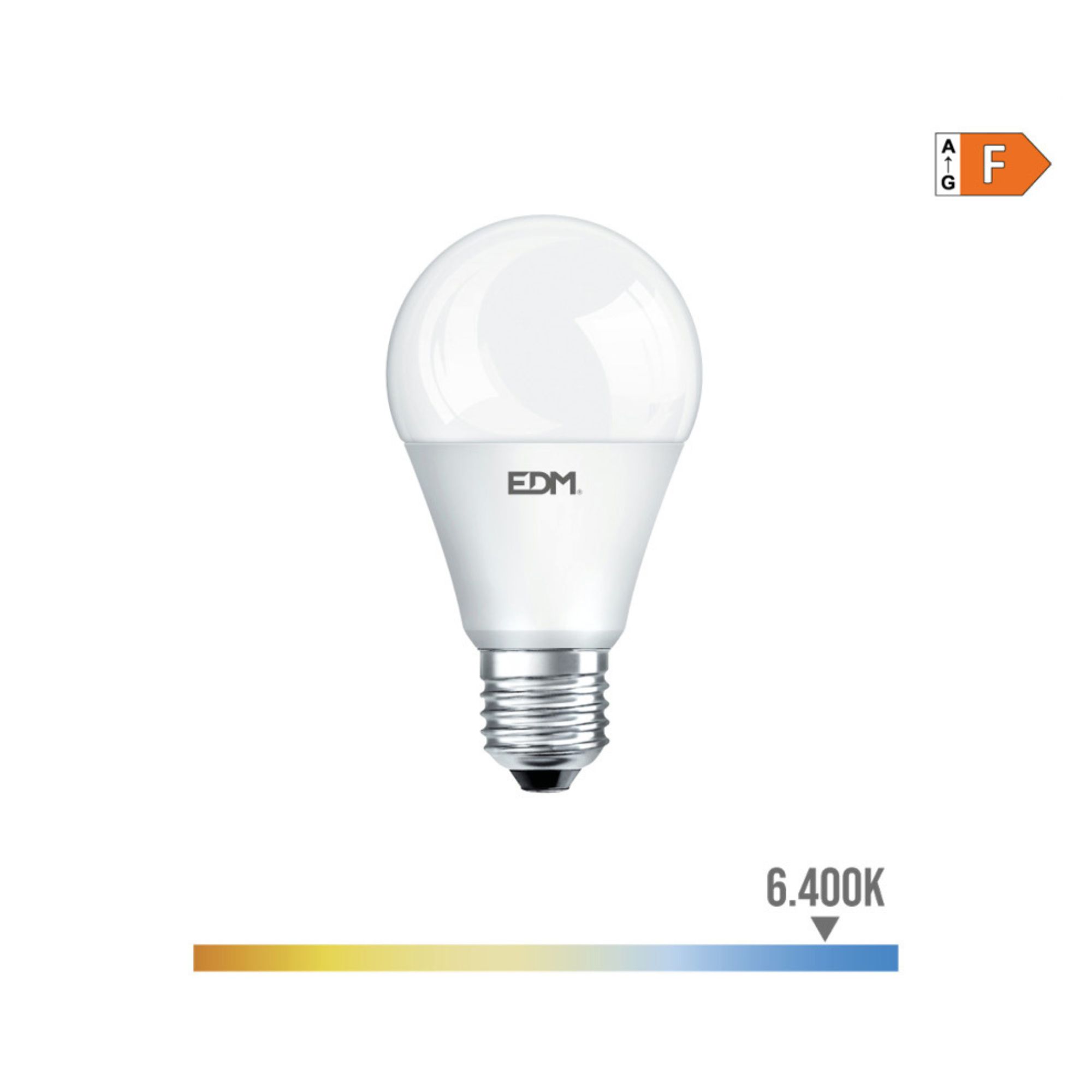 LAMPADA STANDARD LED E27 12W 1055lum 6400K LUZ F.