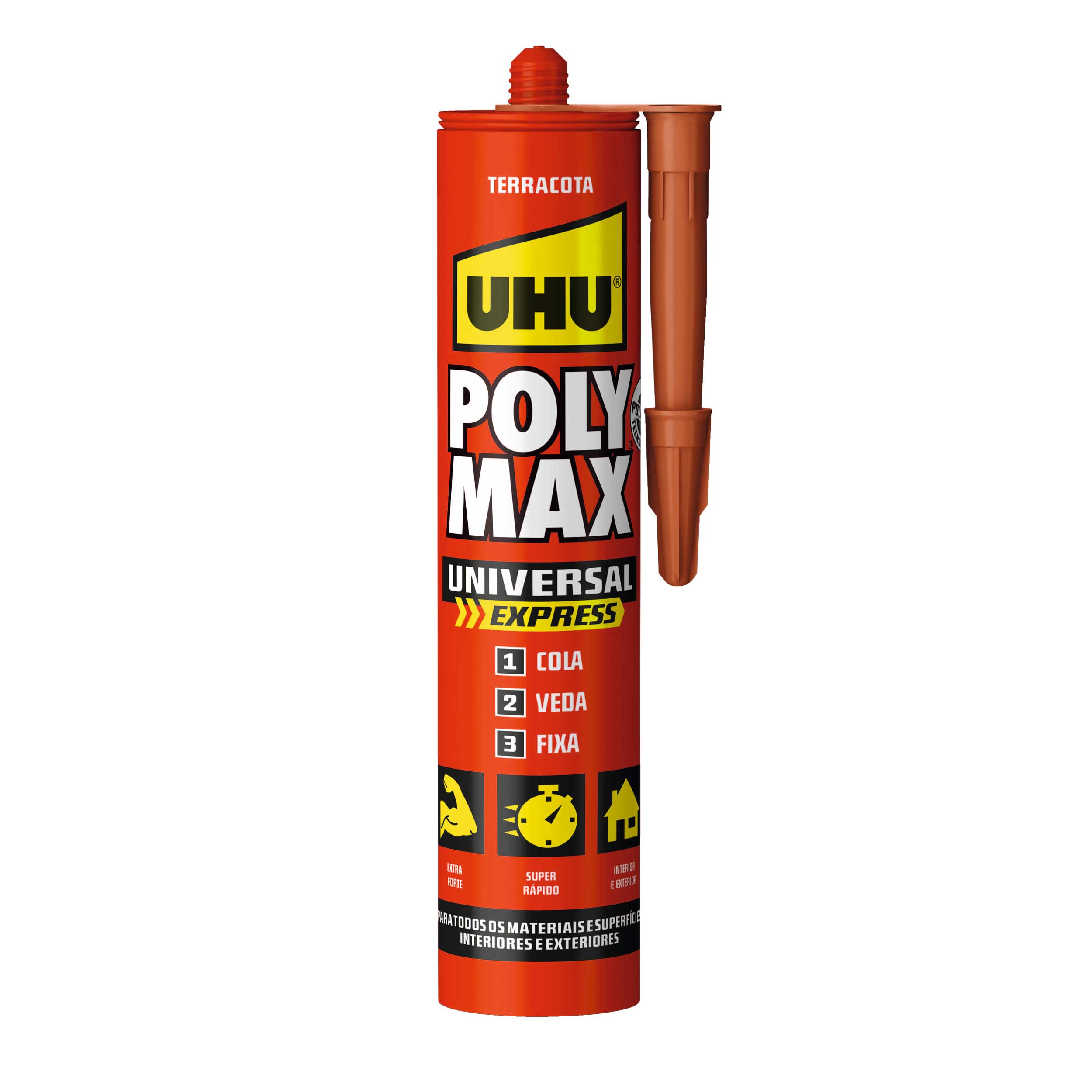 UHU POLY MAX EXPRESS TERRACOTA 425G