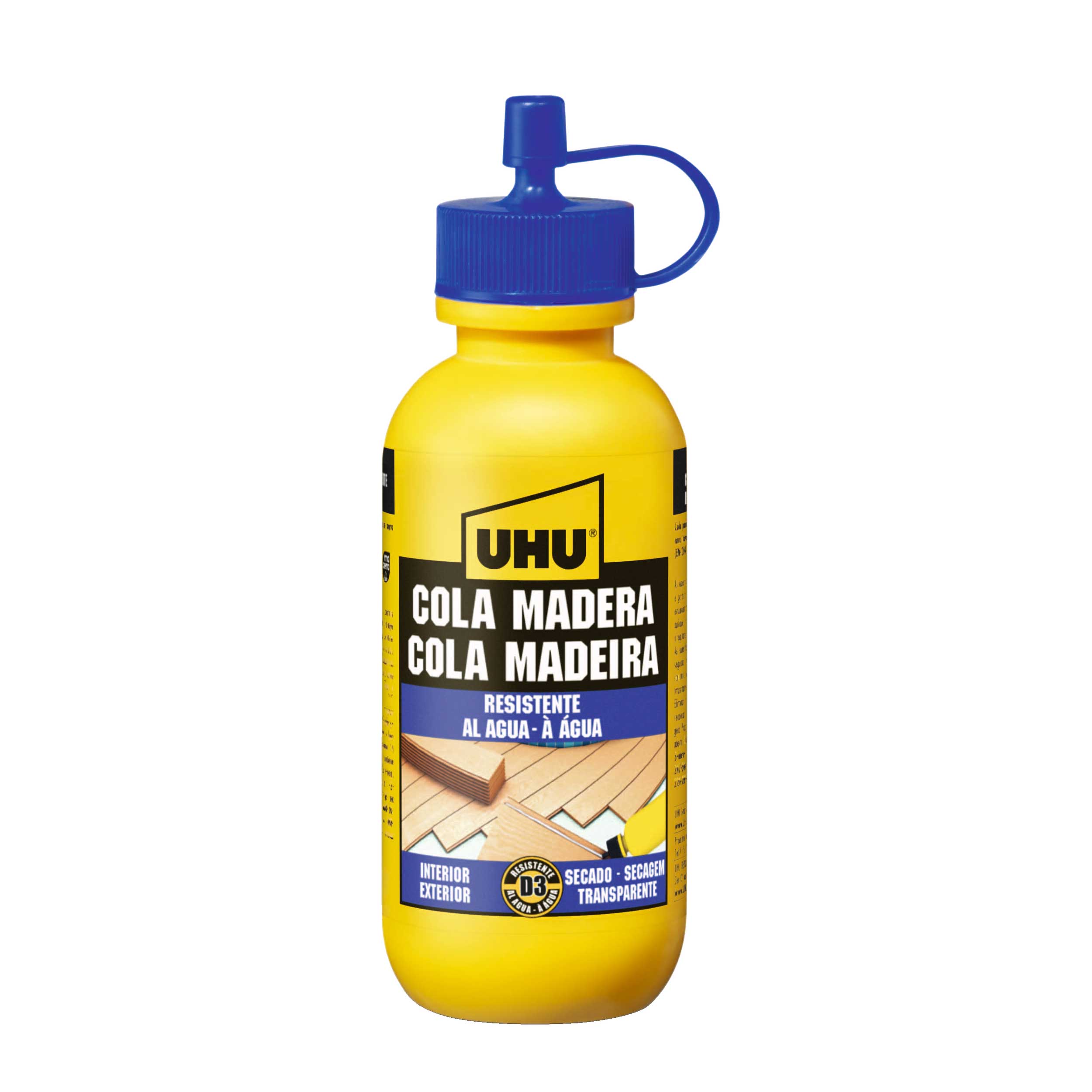 UHU COLA MADEIRA RES. AGUA 75g