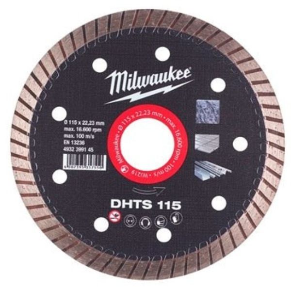 Disco diamante turbo extra fino DHTS 125mm Milwaukee