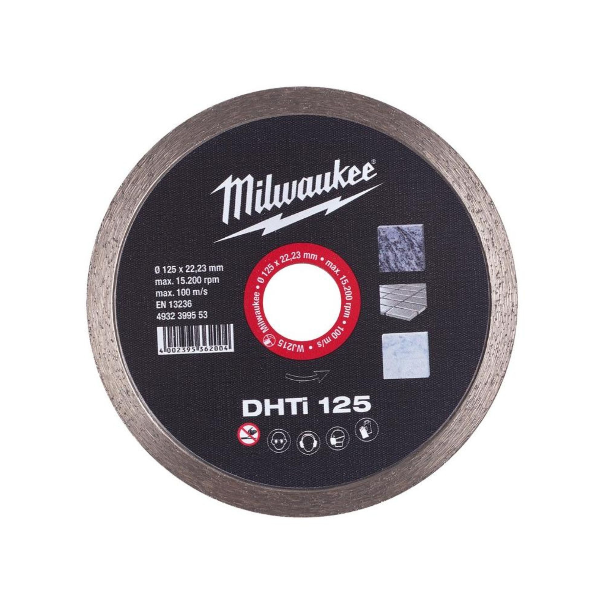Disco diamantado continuo 125mm DHT1 Milwaukee