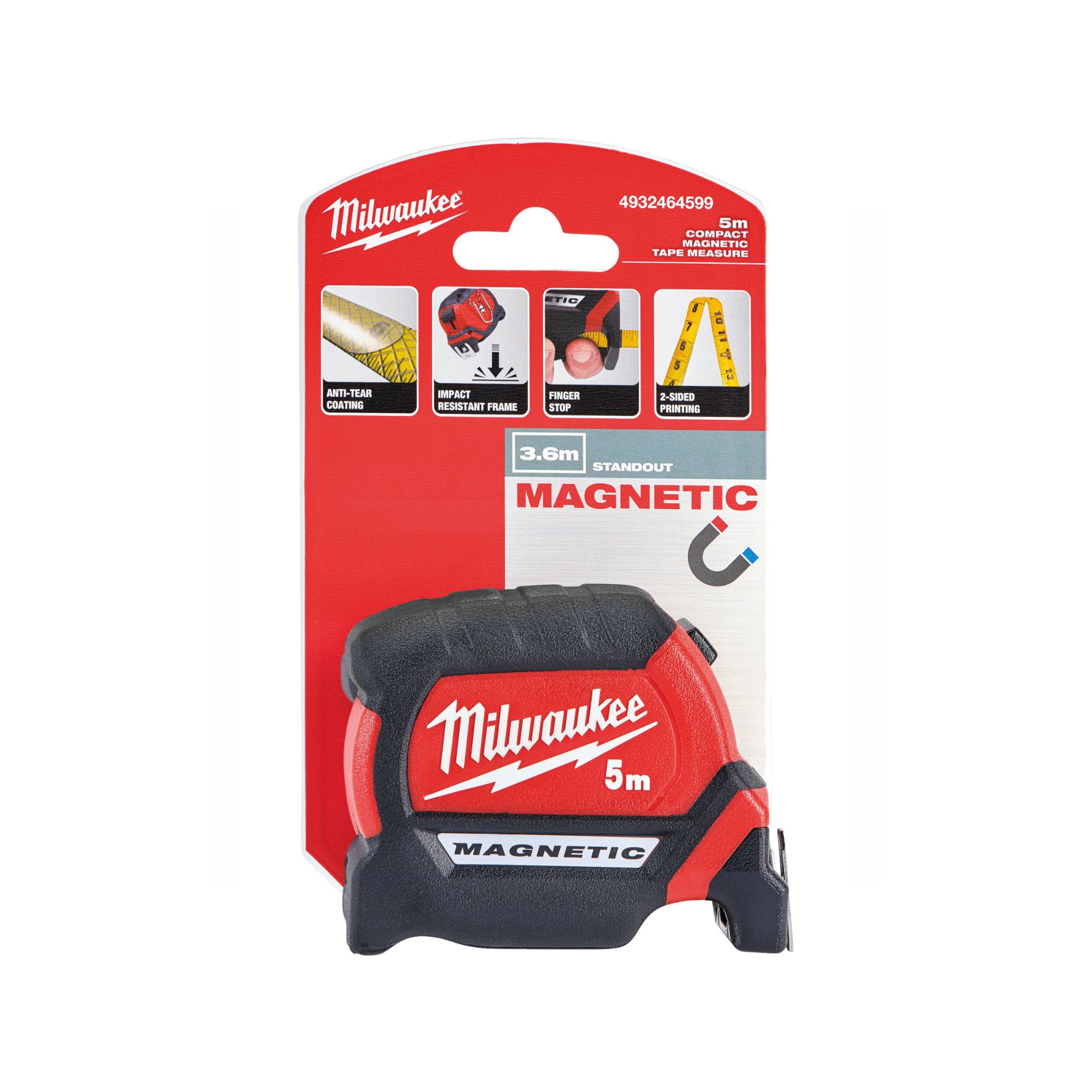 FITA MAGNETICA 5mt X 27mm MILWAUKEE