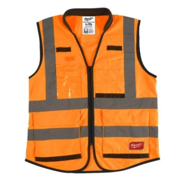 Colete de alta visibilidade laranja L/XL Milwaukee