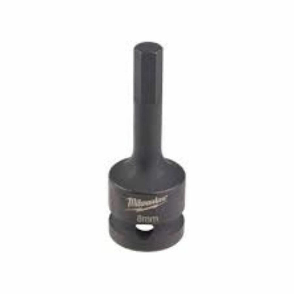 Chave de caixa de impacto 1/2"macho hexagonal 8 Milwaukee